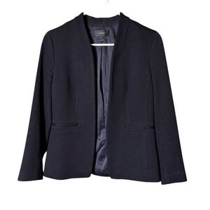 J Crew Womens Black Blazer Size 2 Jacket Capsule Essential Career Staple Stretch